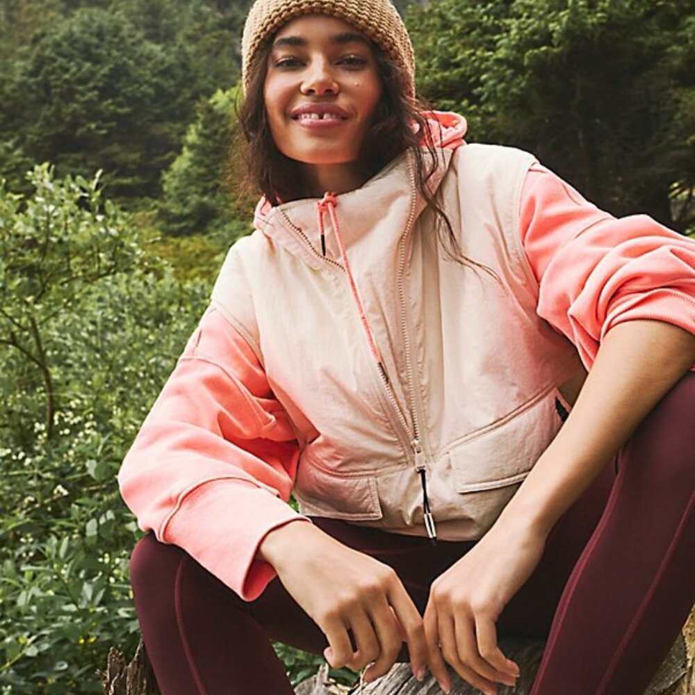 NWOT - FP Movement by Free People Off the Bleachers Vest - XS - Sea Salt